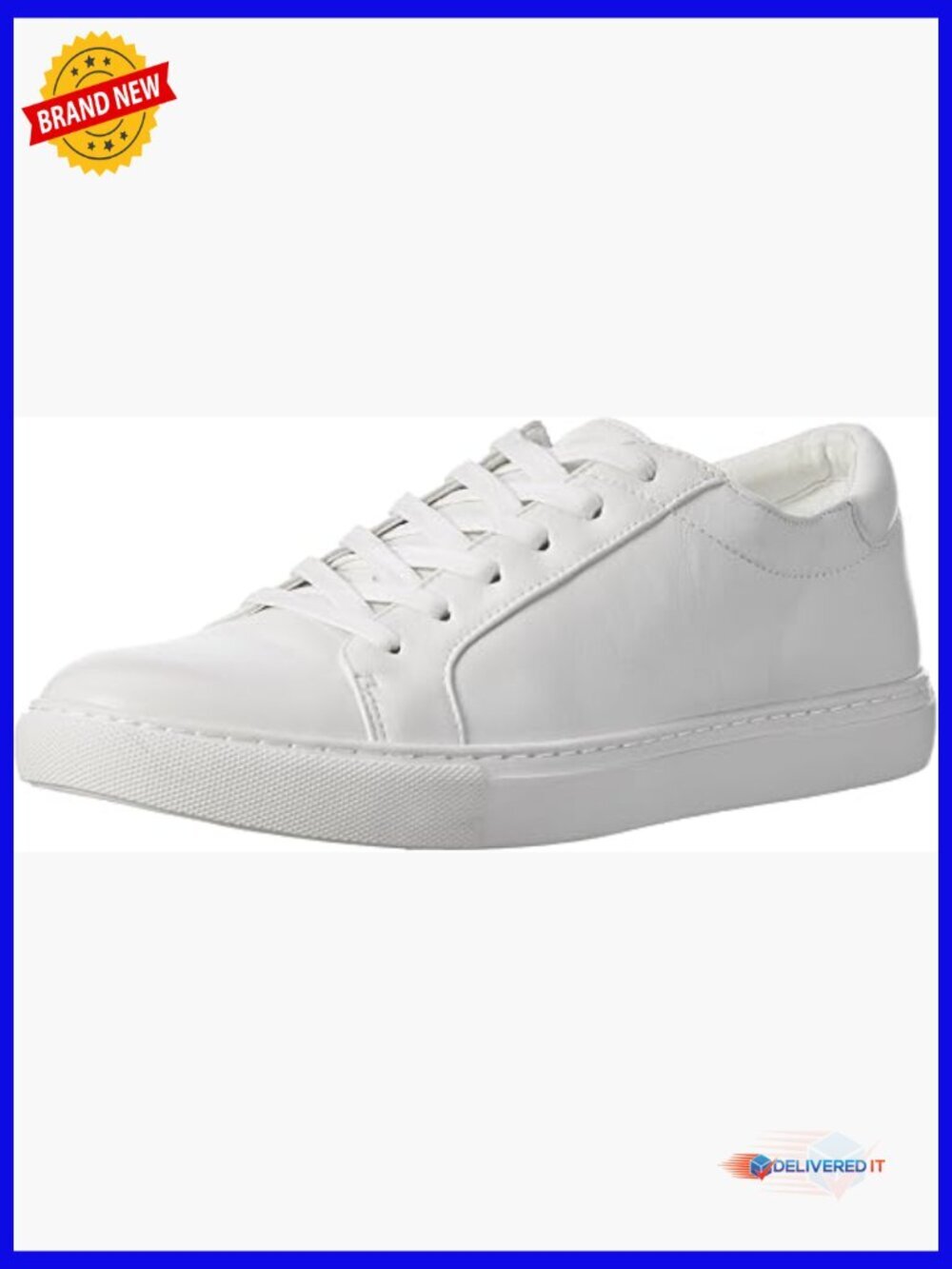 Classic low-top sneakers with cushioning, lace-up, non-marking outsole